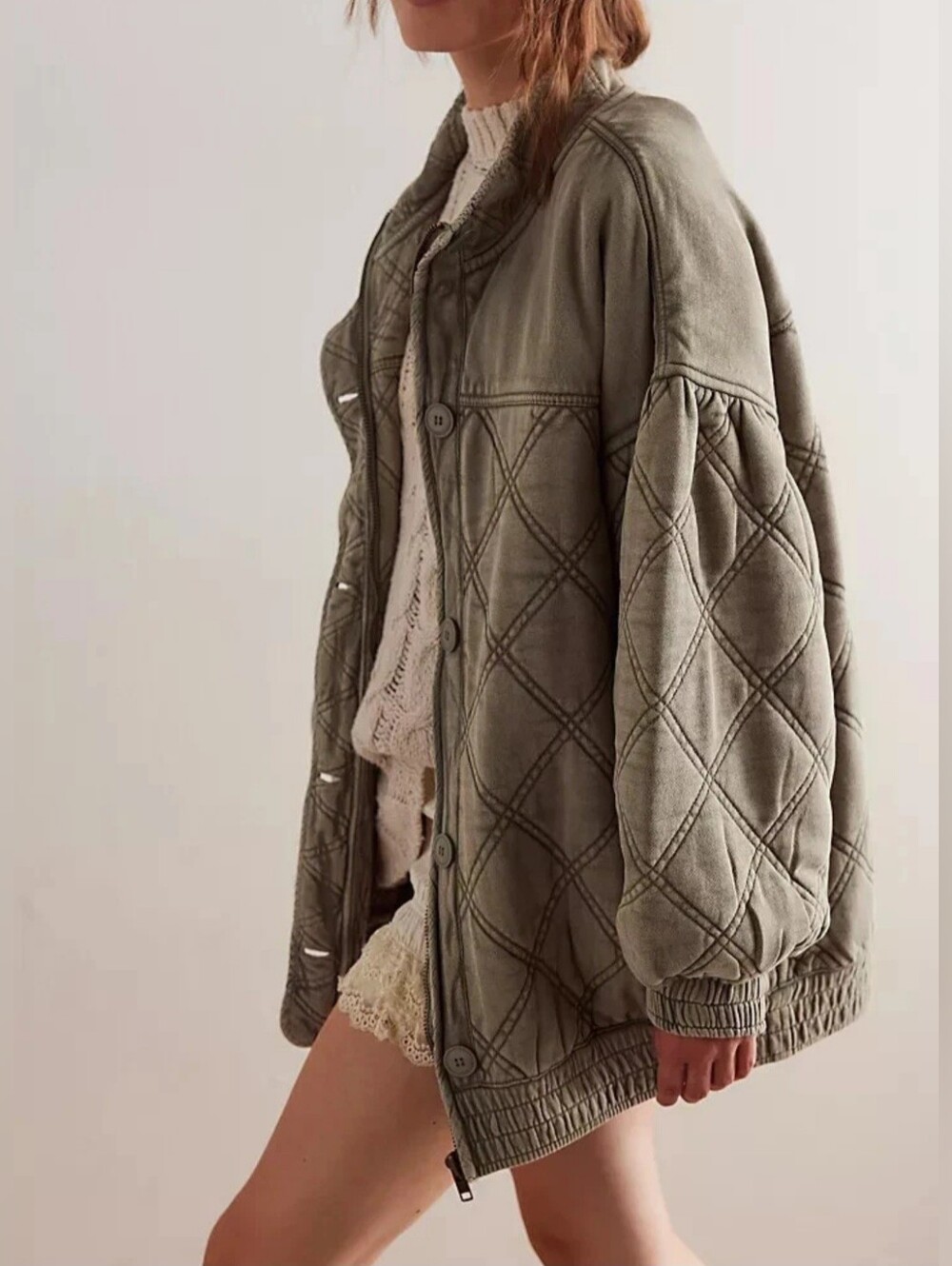 Free People Juno Quilted Jacket - Picture 2 of 13